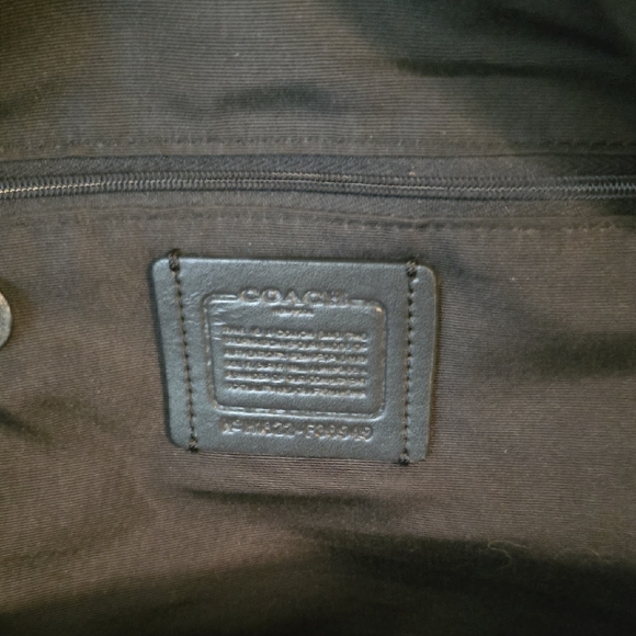 COACH MEDIUM CHARLIE BACKPACK‎ WITH GINGHAM PRINT BLACK SILVER - Picture 2 of 7